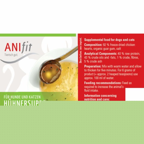 Hond Kat Accessories B.A.R.F. Snacks Voedingssupplementen Kippensoep 80g 1 Stuk -4- Anifit